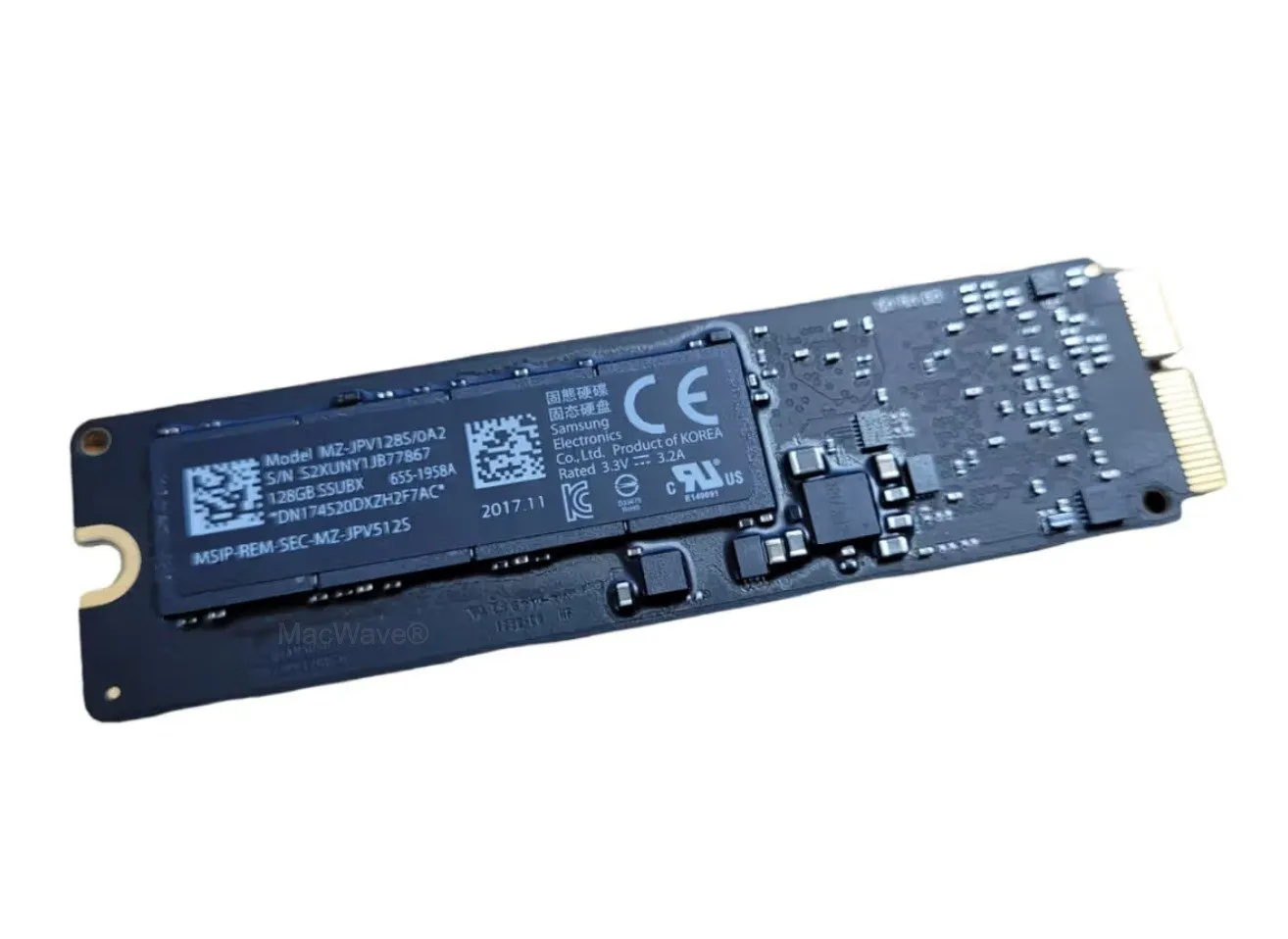 128GB MAC SSD NVMe PCIe Gen3x4