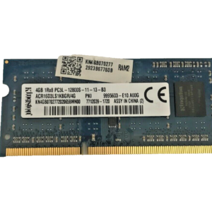 Kingston Ram DDR3 4GB PC3L-12800S-11-13-B3